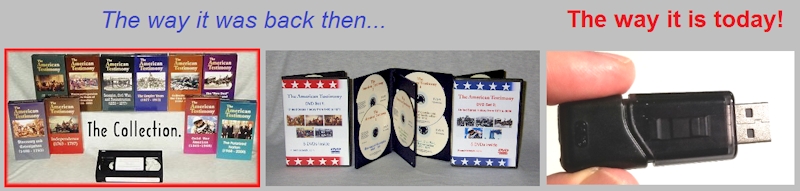 From VHS to DVD to Flash Drive